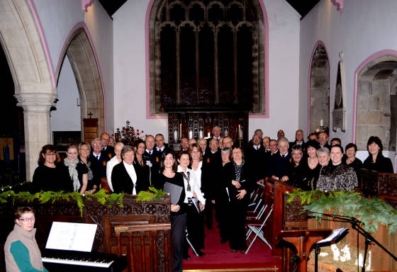 Caerwys Choir at St. Michael's Church  -  Christmas Concert  -  Click to enlarge 